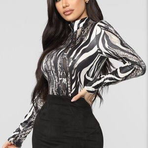 Beautiful long sleeve bodysuit